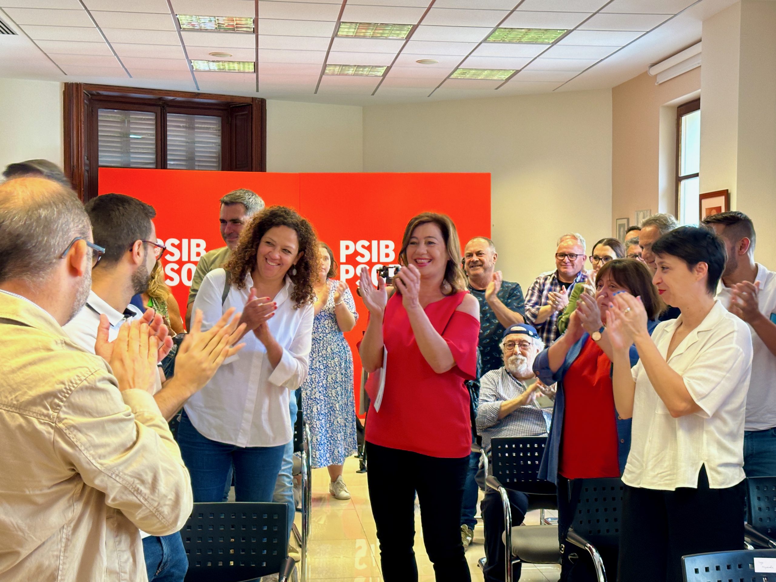 Armengol anuncia la intención de encabezar la lista del PSIB-PSOE
